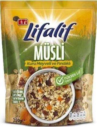 Eti Lifalift Kuru Meyveli Fındıklı 350 Gr. (2'li)