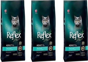 Reflex Plus Tavuklu Sterilised Yetişkin Kedi Maması 1,5 Kg 3 Adet