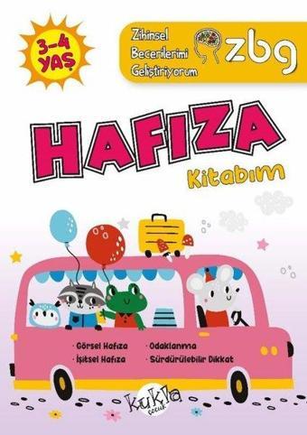 3 - 4 Yaş Hafıza Kitabım - ZBG Zihinsel Becerilerimi Geliştiriyorum - Kukla