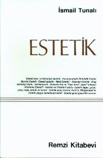 Estetik - İsmail Tunalı - Remzi Kitabevi