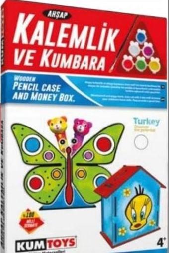 KumToys Ahşap Kalemlik ve Kumbara Lisanslı Ürün