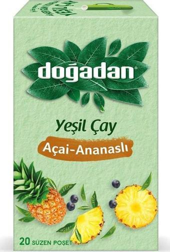 Doğadan Yeşil Çay Açai Ananaslı 20’Li