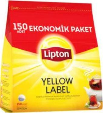 Lipton Yellow Label Demlik Siyah Poşet Çay 150 Adetli