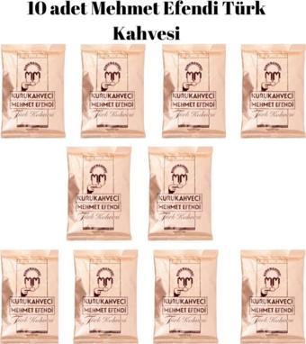 Kurukahveci Mehmet Efendi 100 Gr 10'Lu Set Türk Kahvesi