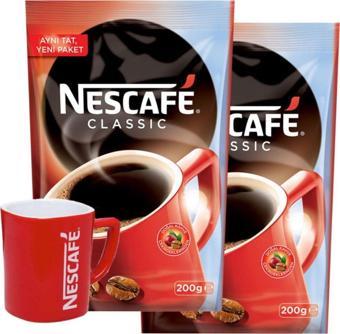 Nescafe Classic Hazır Kahve Ve Kupa  200 Gr 2 Adet