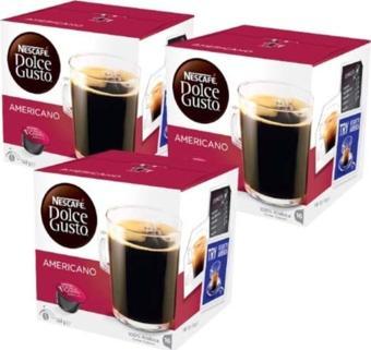 Nescafe Dolce Gusto Coffee Americano 16 Kapsül X 3 Adet