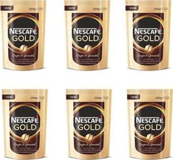 Nescafe Gold 200 G X 6 Adet