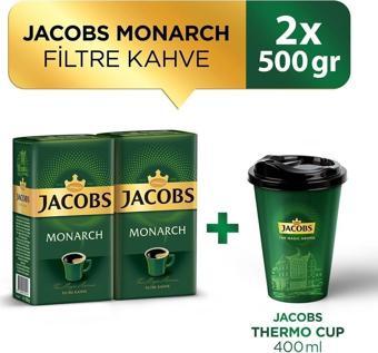 Jacobs Monarch Filtre Kahve 500 Gr X 2 Adet Thermo Cup 400 Ml