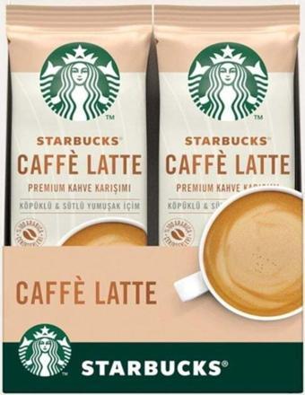 Starbucks Cafe Latte Premium Kahve Karışım 14 Gr X 10 Paket