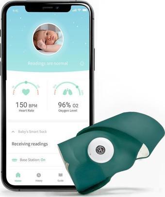 Owlet Smart Sock 3 - Deep Sea Green Akıllı Çorap