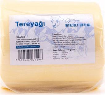 Niyazibey Çiftliği Doğal Köy Tereyağı 500 Gr