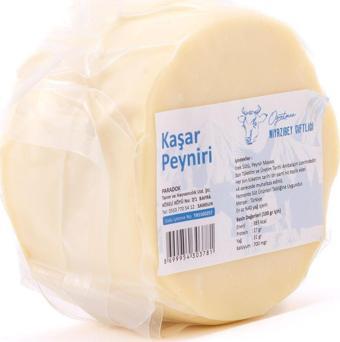 Niyazibey Çiftliği Doğal Taze Kaşar Peynir Kendi Ineklerimizin Sütünden 500 Gr