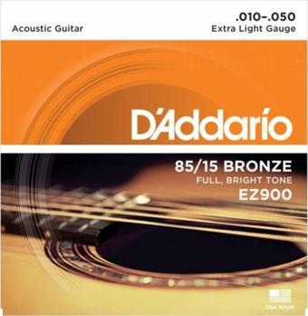 Daddario D'addario Ez900 85/15 Bronze Akustik Gitar Teli (10-50)