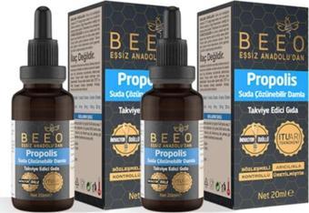 Bee'o 20 Ml 2 Adet Suda Çözünebilir Propolis Damla