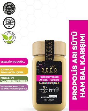 Bee'o Çocuk Için Propolis Arı Sütü Ham Bal