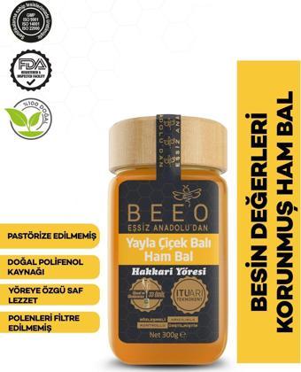 Bee'o Hakkari Yöresi Çiçek Balı  300 gr