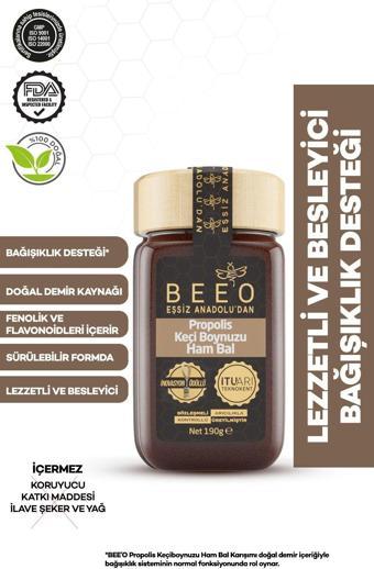 Bee'o Keçiboynuzu + Ham Bal + Propolis