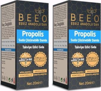 Bee'o Propolis Damla Su Bazlı 2'li