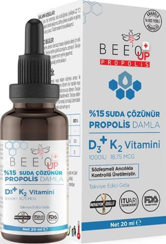 Bee'o Suda Çözünür Propolis Damla 20 ml