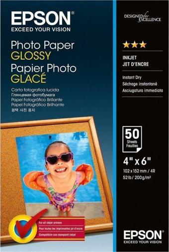 Epson 10X15Cm 200 Gram 50 Li Fotoğraf Kağıdı S042547