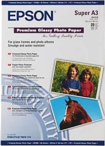 Epson A3+ 250 Gram 20 Li Premium Glossy Fotoğraf Kağıdı S041316