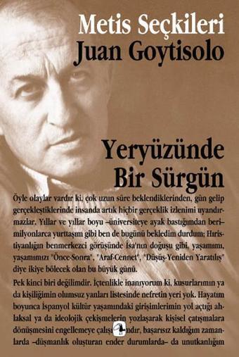 Yeryüzünde Bir Sürgün - Juan Goytisolo - Metis Yayınları