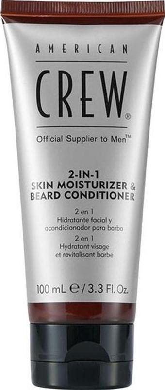 American Crew 2in1 Skin Moisturizer & Beard Conditioner Cilt Nemnlendirici ve Sakal Kremi 100ML