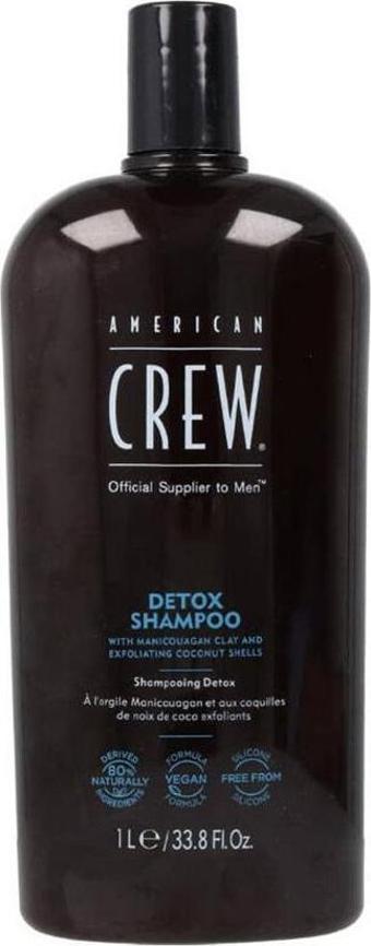 American Crew Erkekler için Detox Peeling Etkili Arındırıcı Şampuan 1000ML