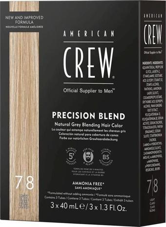 American Crew Precision Blend Light 7/8 Beyaz Kapatıcı 3x40ML