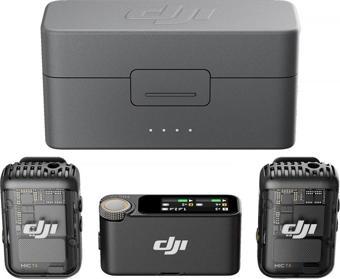 DJI Mic 2 (2 TX + 1 RX + Charging Case) 2'li Kablosuz Mikrofon