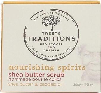 Treets Nourishing Spirits Shea Yağı Pelling Butter Scrub 325Gr