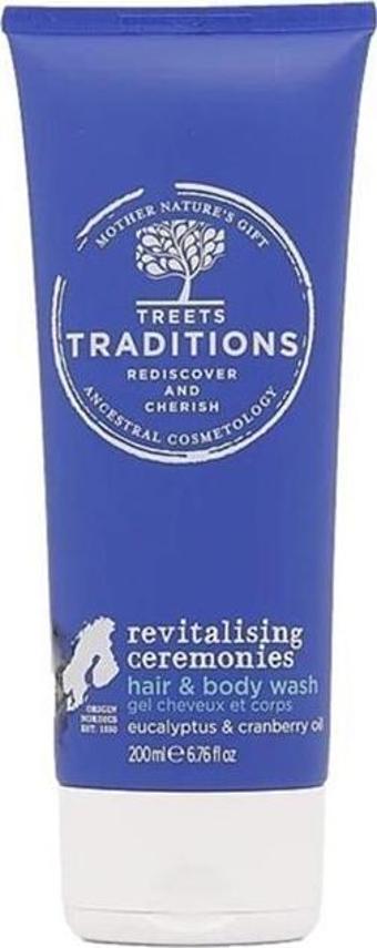 Treets Revitalising Ceremonies Saç Ve Vücut Şampuanı Hair & Body Wash 200ML