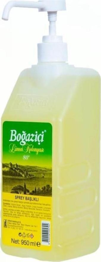 Boğaziçi 80 Derece Limon Kolonyası Pompalı 950ML