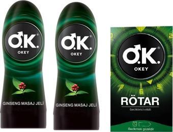 Ginseng Özlü Kayganlaştırıcı Ve Masaj Jeli 2 Adet 200ml + Rötar Prezervatif 10'lu