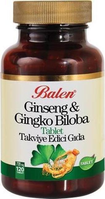 Balen Ginseng & Ginkgo Biloba 720 mg 120 Tablet