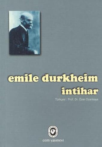 İntihar - Emile Durkheim - Cem Yayınevi