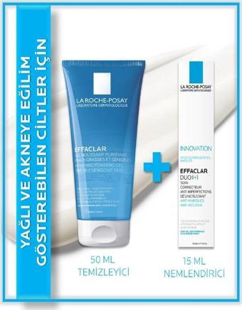 La Roche-Posay Effaclar Duo 15 ml + Effaclar Gel 50 ml Tanışma Kiti