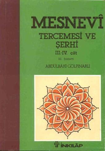 Mesnevi Tercümesi 3-4 - Abdülbaki Gölpınarlı - İnkılap Kitabevi Yayınevi