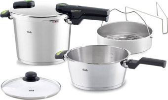 Fissler Vitaquick Green Point 6 lt + 3.5 lt Düdüklü Tencere