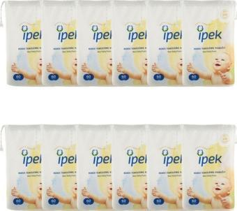 İpek Maxi Bebek Temizleme Pamuğu 60'Lı 12 Paket