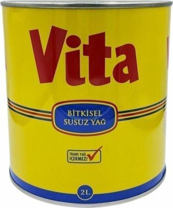 Vita Susuz Margarin 2 Litre Teneke Kutu