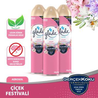 Aerosol Oda Kokusu Çiçek Festivali 3 'lü Set