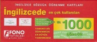 İngilizce İlk 1000 Sözcük Kartları - Kutulu - Kolektif  - Fono Yayınları