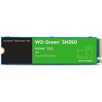 WD Green SN350, WDS500G2G0C, 500GB, 2400/1500, Gen3, NVMe PCIe M.2, SSD