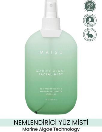 Matsu Marine Algae Yenileyici Gözenek Karşıtı Cilt Bakım Spreyi Spirulina Mist 100 ML