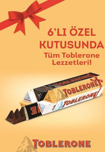 Toblerone Çikolata 100 g  - 6'lı Karma Paket