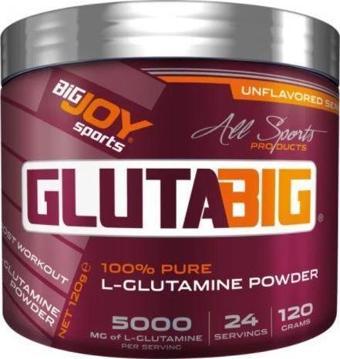 BigJoy Glutabig Glutamine Powder/120gr/ Aromasız