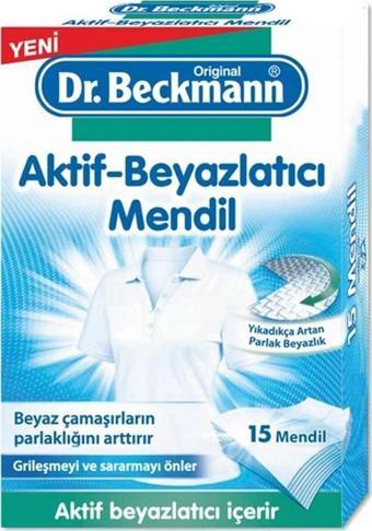 Dr. Beckmann Aktif Beyazlatıcı Mendil 15li