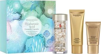 Elizabeth Arden Hyaluronic Acid Cremide Capsules 60 Kapsül Günlük Krem 15ML Krem Cleanser 50ML Cilt Bakım Seti