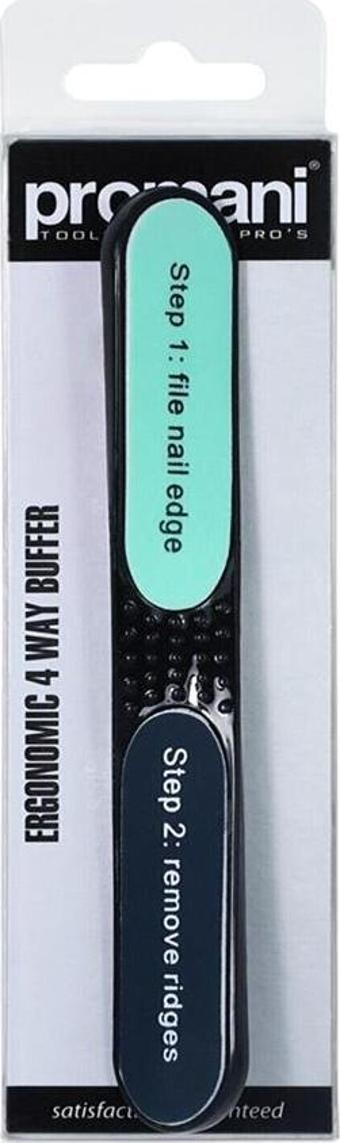 Promani PR-408 Ergonomik 4 Aşamalı Tırnak Parlatma Törpü